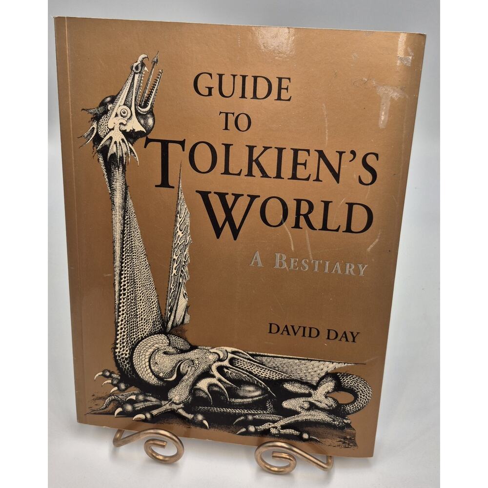 Guide to Tolkien's World: A Bestiary by David Day Softcover Fun & Fascinating